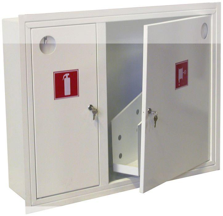 Купить противопожарный шкаф шпк-315 вз 2-ств.(красн./бел.) (встр. закр ...